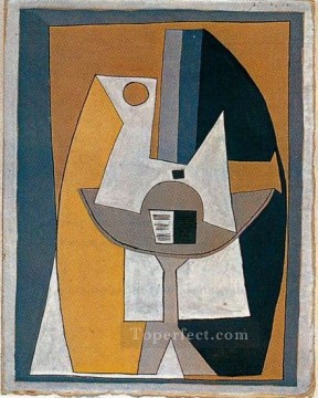 パブロ・ピカソ Painting - 台座テーブル上のスコア 1920年 パブロ・ピカソ